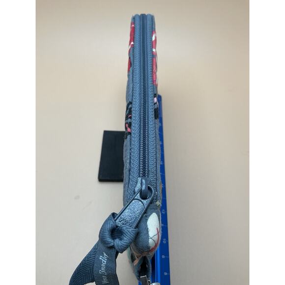 Vera Bradley, Gray Floral Wristlet, Coastal Paradise, Cell Window,‎ Credit Cards - Picture 11 of 11